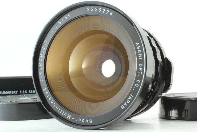 [ Haut Mint Métal Capuche] pentax Smc Takumar 55mm F/3.5 Lentille 6x7 67 67II De