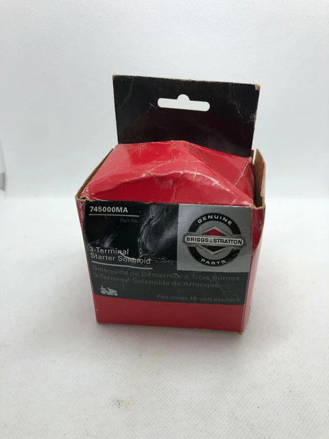 Briggs & Stratton Starter Solenoid 12V 3 Terminal 10-0181