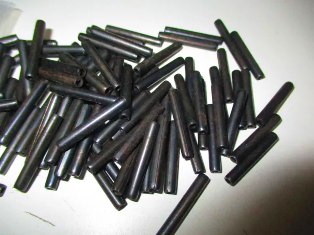 1/8 x 7/8 Roll Pin / Spring Pin Carbon Steel Qty 100 NEW OLD STOCK