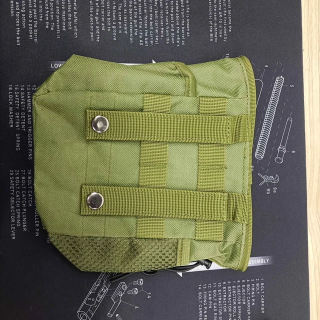 Cartouchière pochette Kaki avec une capacité de 25