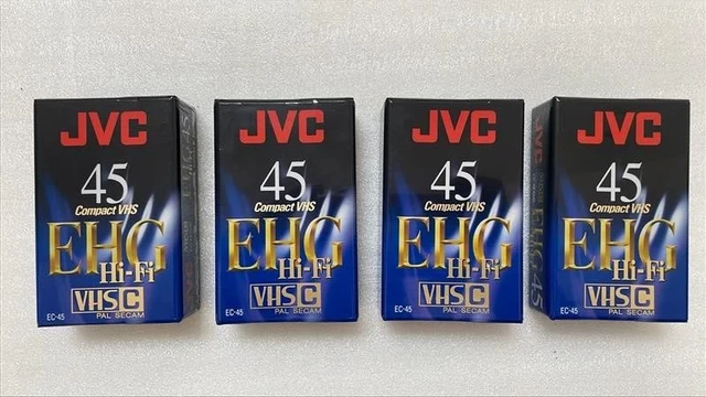 Lot De 4 Cassettes Caméscope JVC VHSC SX EC 30 - Neuves Sous Blister