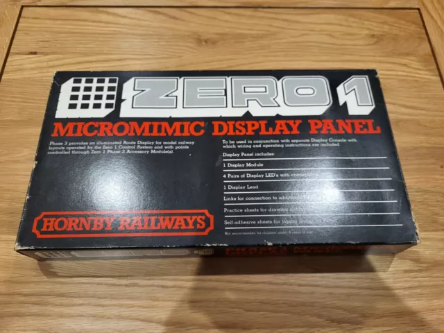 Hornby Railways Zero 1 R957 Micromimic Display Panel