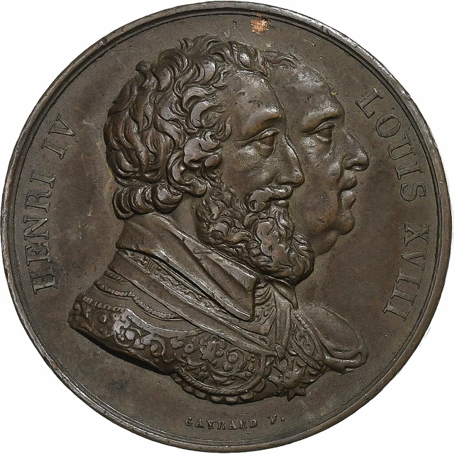 Médaille Bronze Henri IV Passe Monnayeurs Châlons