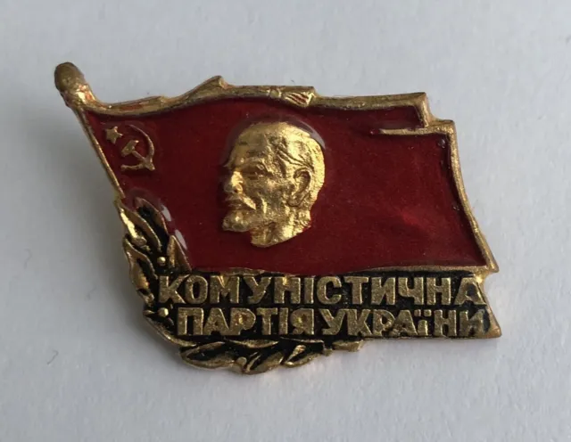 Russo Sovietico Ucraina Membro del Partito Comunista Spilla Distintivo...