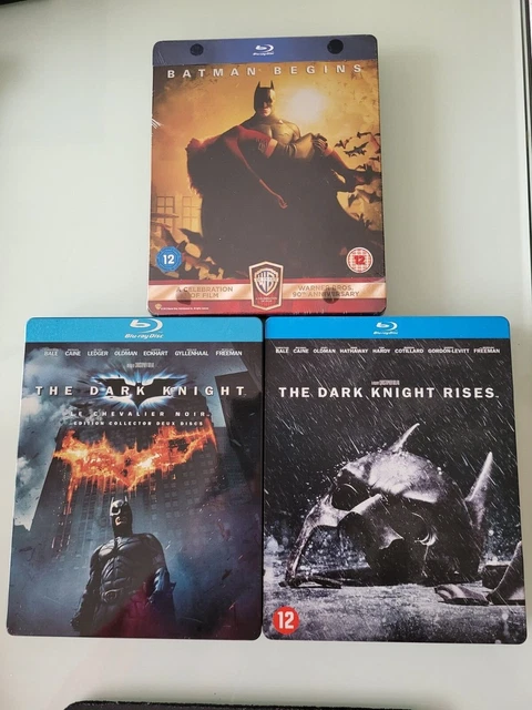 Blu Ray Steelbook Batman  Lot De 3