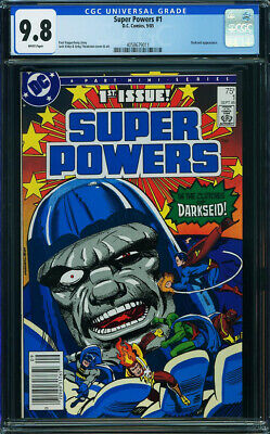 SUPER POWERS #1 CGC 9.8 WHITE PAGES! NEWSSTAND! Darkseid! DC 1985 N9 411 cm