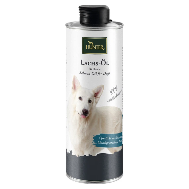 Hunter Aceite de Salmón/Salmón Aceite para Perros, 500ML, Nuevo