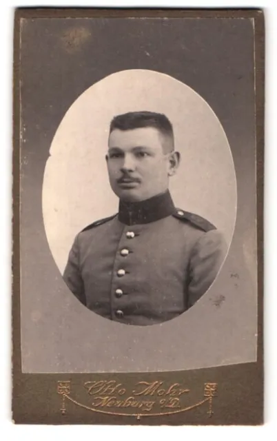 Fotografie Otto Mohr, Neuburg a. D., Portrait Soldat in Uniform Rgt. 15 mit Kur