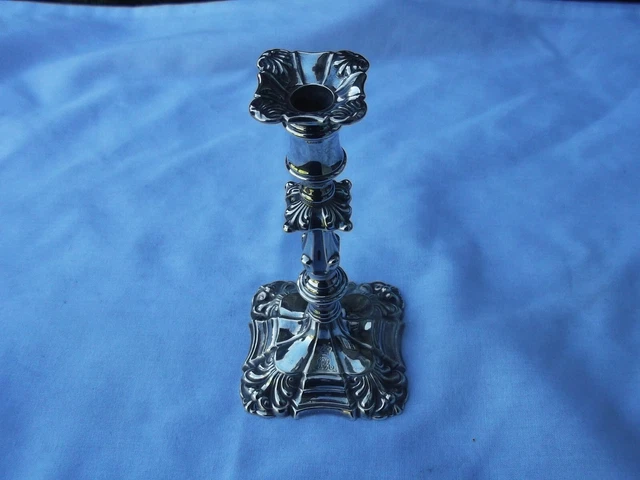 1835 beautiful William 1V silver taper stick by Kitchen and Walker 120g