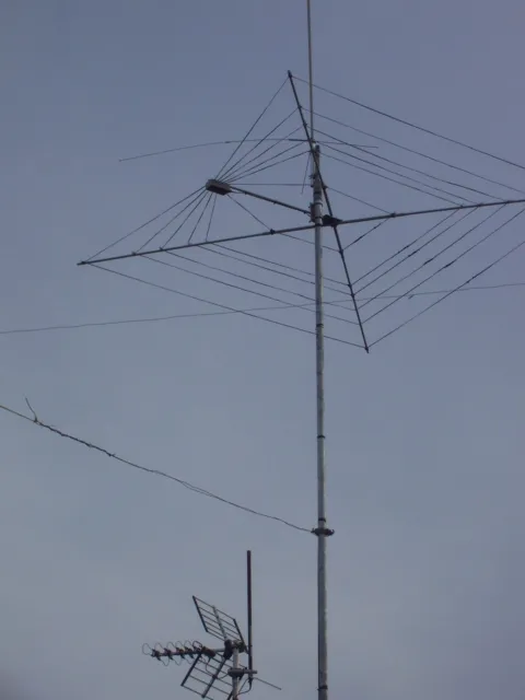 Cobweb Antenna Complete  6 Band Hf Twin Wire  Custom Built 6-10-12-15-17-20