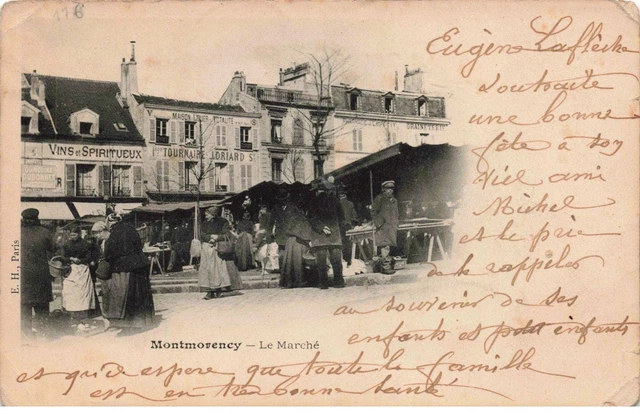 95 - MONTMORENCY - S02480 - Le Marché - Maison Tournaire - Driard - Pharmacie L