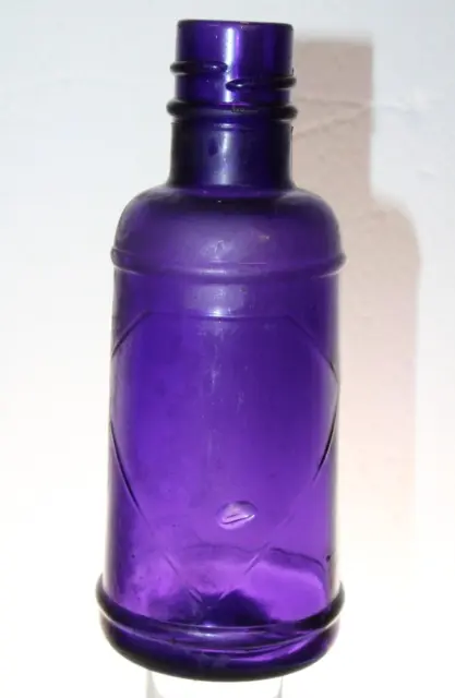 Antique Purple  Food  Bottle 7 1/2''