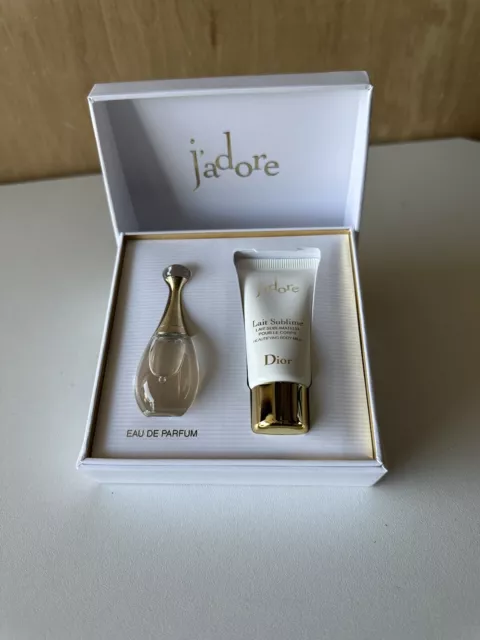 DIOR J’ADORE 2PC Gift Set: Eau De Parfum 5ml & Beautifying Body Milk ...