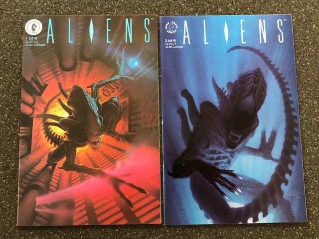 Aliens #1-2 Lot Dark Horse Comics 1989 VF