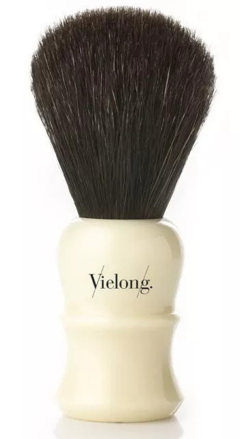 Shaving Brush QUART 24mm Horsehair Black Horse Hair Vie-Long Handmade IN Spain