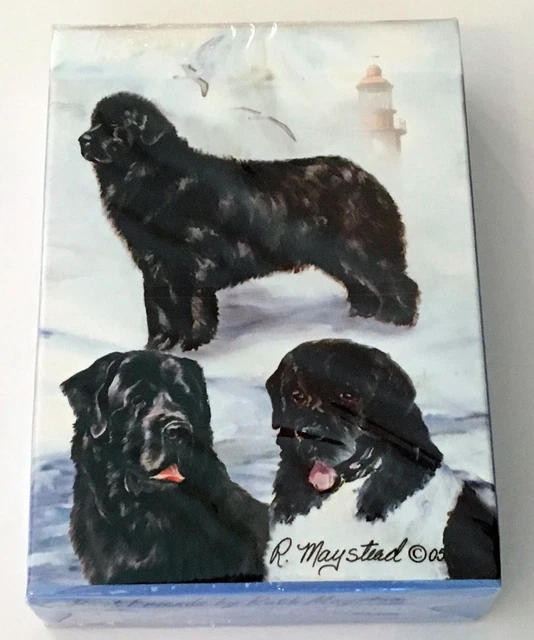 NEW Newfoundland Newfies Playing Cards Deck Standard Size Poker Games Dog Gift
