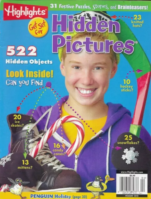 HIGHLIGHTS MAGAZINE HIDDEN Pictures Festive Puzzles Stories