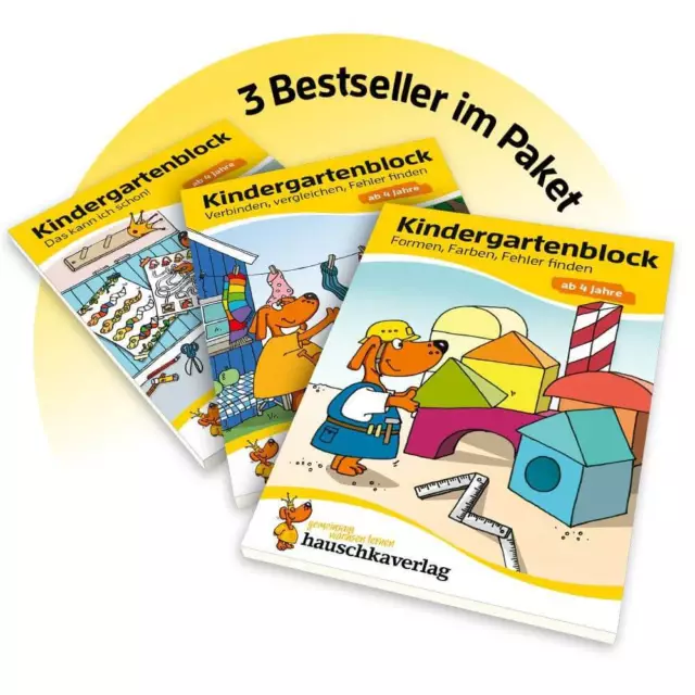 Kindergartenblock-Paket ab 4 Jahre - Das kann ich schon!. Ab 4 Jahre. 2