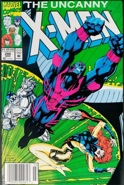 Uncanny X-Men #286 Marvel Comics 1992 Vol 1 Hotlist Spec Jim Lee Cover Portacio
