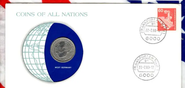Coins of All Nations West Germany 2 Marks 1978 D UNC *