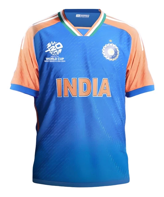 NEW INDIA CRICKET Team T20 World Cup Jersey 2024 For Men's Version USA