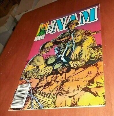 The Nam # 11 1987 Marvel War Comic Michael Golden Art Vg/F