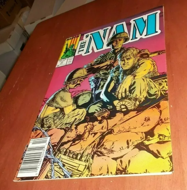 The Nam # 11 1987 Marvel War Comic Michael Golden Art Vg/F