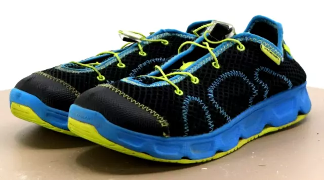 Salomon Tech Amphibian Boy's Water Shoes Size 5 Black Blue