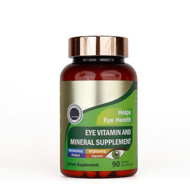 EYE HEALTH W/ Lutein, Zinc, Zeaxanthin,Vitamins C, E -Relieve Visual ...