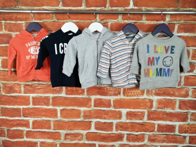 Baby Boys Bundle Age 3-6 Months Next H&M M&S Etc Sweatshirt Hoodie Graphic 68Cm