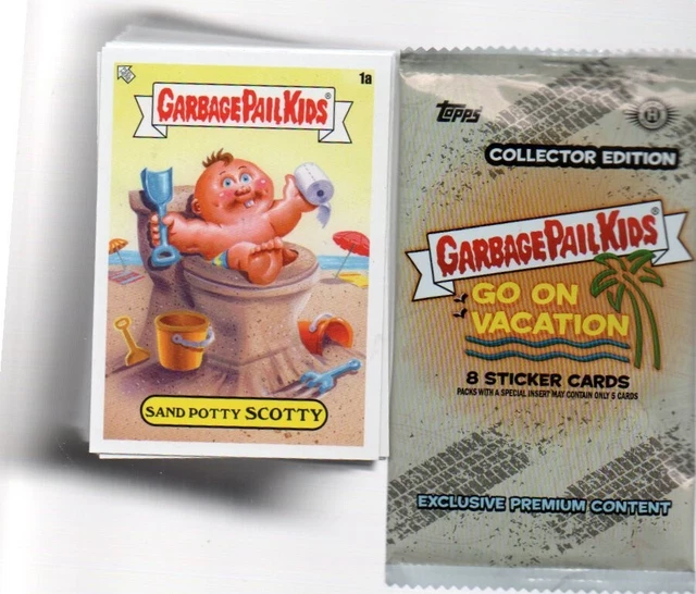 2023 Series 1 Garbage Pail Kids Go On Vacation 200-Card Complete Base Set +Wrap!