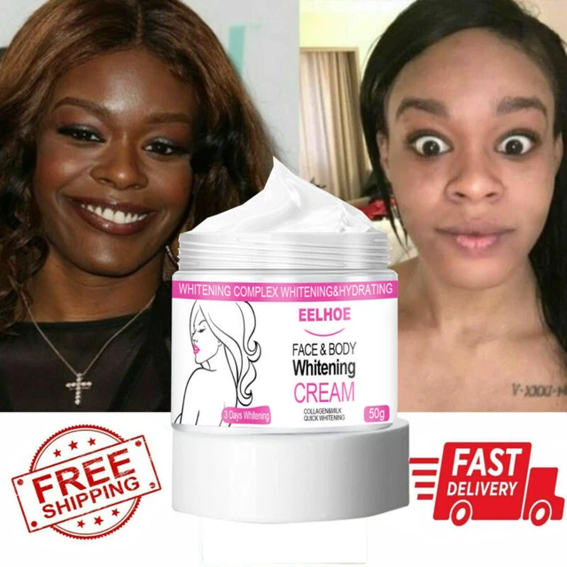 3 DAYS DARK Skin Permanent Bleaching Cream Fast Whitening Lightening