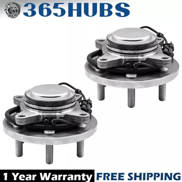 2x RWD Front Wheel Bearing Hub Assembly for 2018 2019 2020 Ford F-150 HU515176