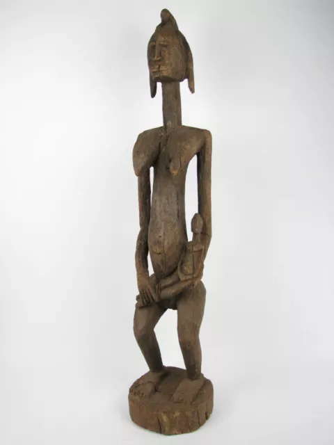 GothamGallery Fine African Art - Mali Bamana Jo Maternity Tribal Figure - J