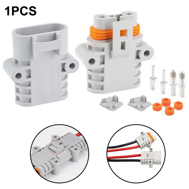 High Quality Plug Connector For Anderson 50A 600V Good Electrical Conductivity