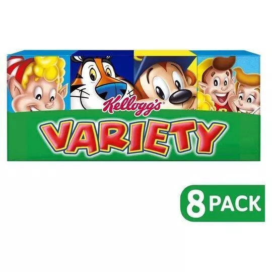 Kellogg's Variety Cereal 8 Pack Worldwide Delivery