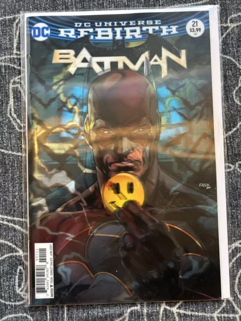 Batman #21 - DC Comics Lenticular Cover Rebirth 1st Print 2016 Series