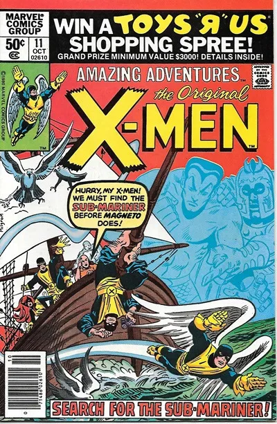 Amazing Adventures Comic Book Vol 2 #11 X-Men, Marvel Comics 1980 VERY FINE-