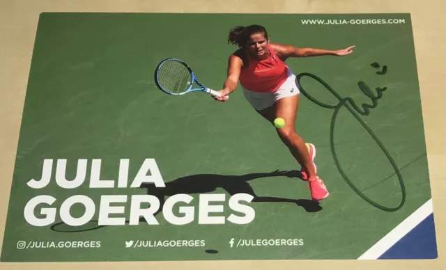 Julia Görges Goerges Original signierte Autogrammkarte Autogramm Karte Tennis