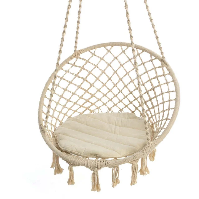 Hängesessel Nizza - mit rundem Sitzkissen - Outdoorgeeignet