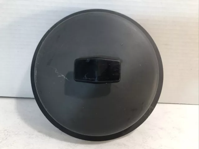 Vintage Miracle Maid West Bend Lid 8 inch Anodized Aluminum Gray Black Handle