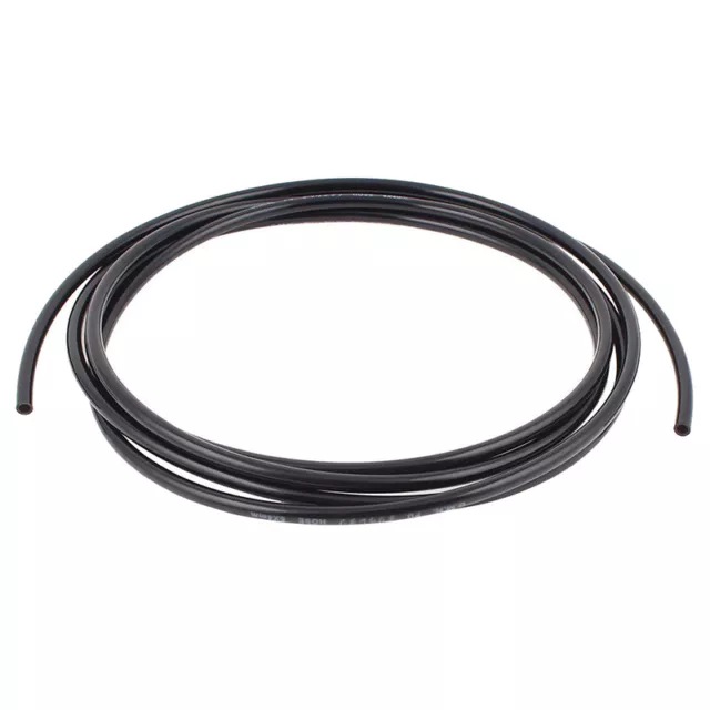 6mm x 4mm Pneumatic Air Compressor PU Hose Pipe 3 Meters Black T8A7