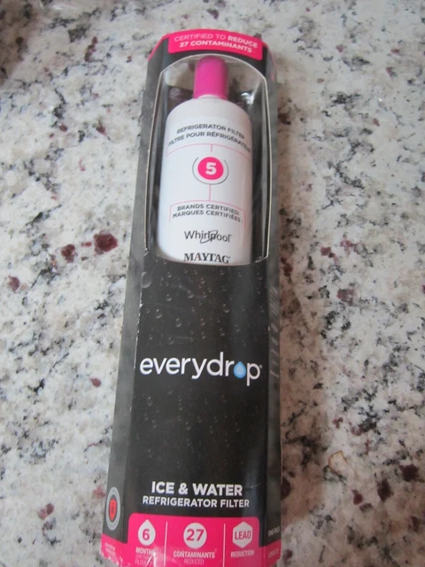 Whirlpool Every Drop Refrigerator Water Filter 5 Replacement EDR5RXD1 Brand New