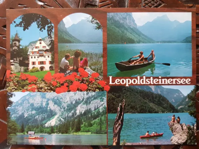 Postkarte a975 n. g., Leopoldsteinersee, Steiermark, Ansichtskarte, Sammlung, AK