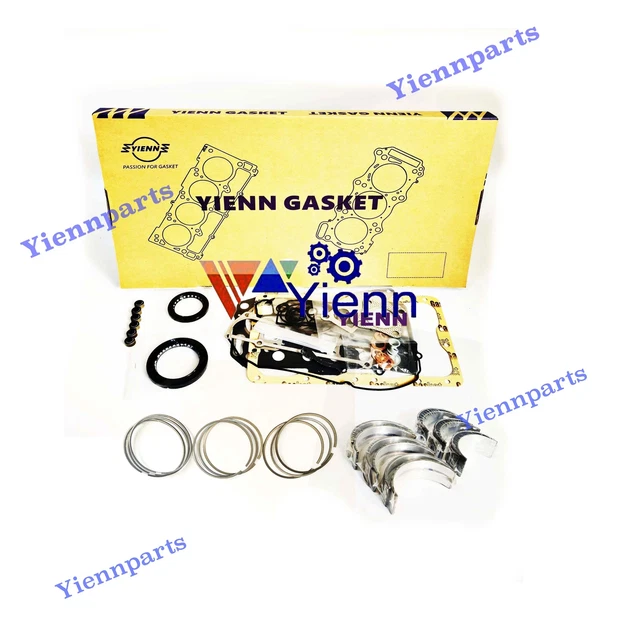 K3G Overhaul Re-ring Kit For Mitsubishi Engine MTX225 MT205 MTX245 Tractor Parts