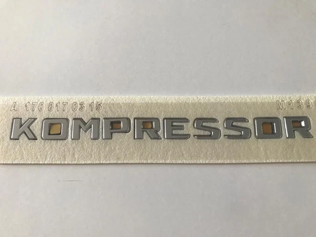 MERCEDES SLK R170 nameplate lettering 