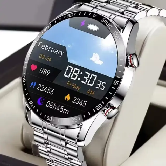 2024 Bluetooth Call Smart Watch Heart Rate NFC Waterproof Sports Fitness Tracker