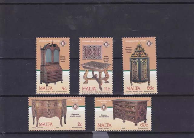 2002 Malta MNH - Antique Furniture