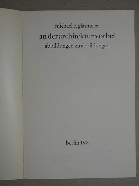 8 Werke Michael Glasmeier - Walfang Lyrik Gedicht Pontomoro Freunde Kunst - 1980 3