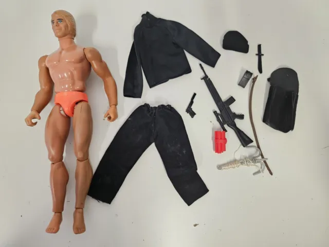 Mattel Big Jim Figur Big Jeff mit Commando Outfit, selten